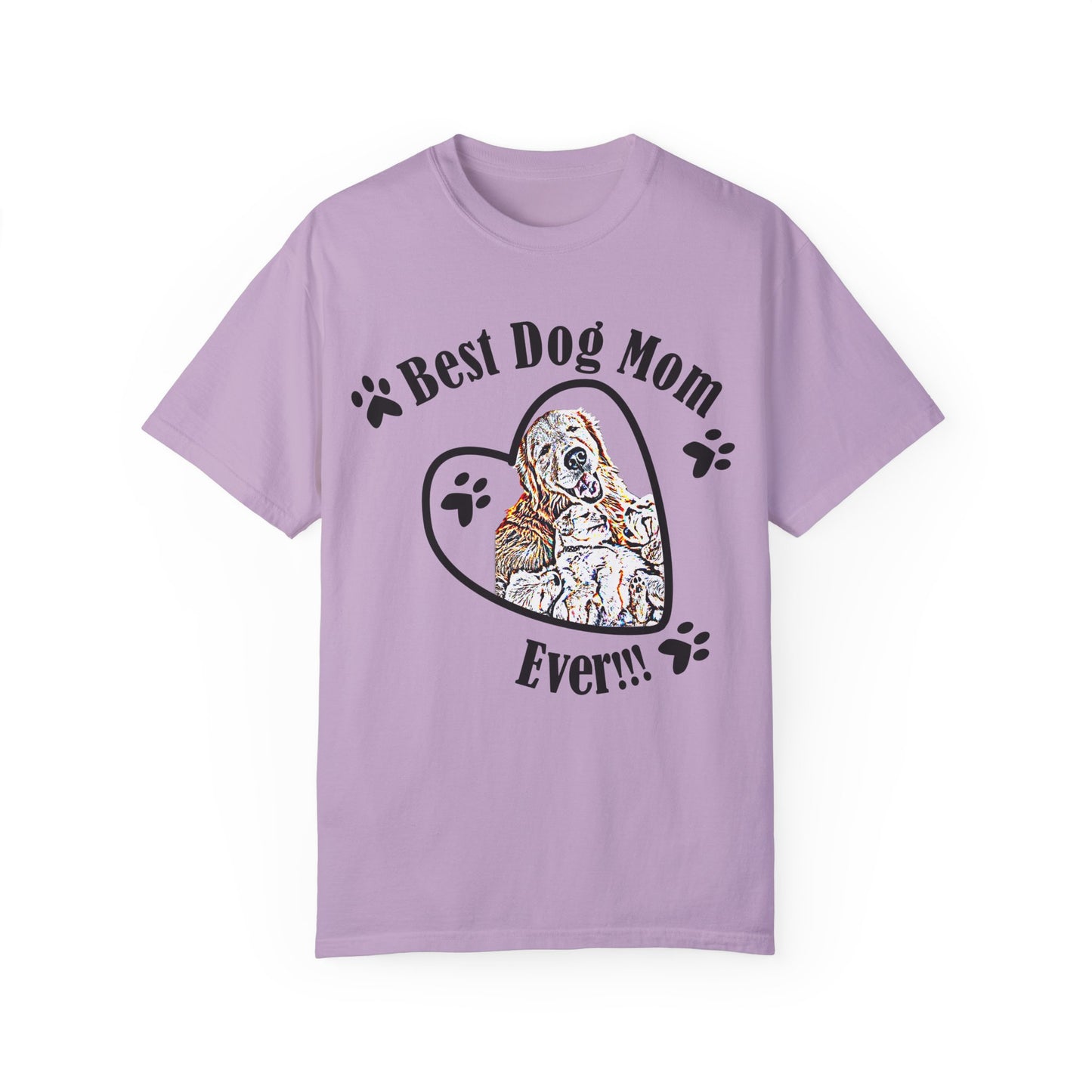 dog mom Unisex Garment-Dyed T-shirt