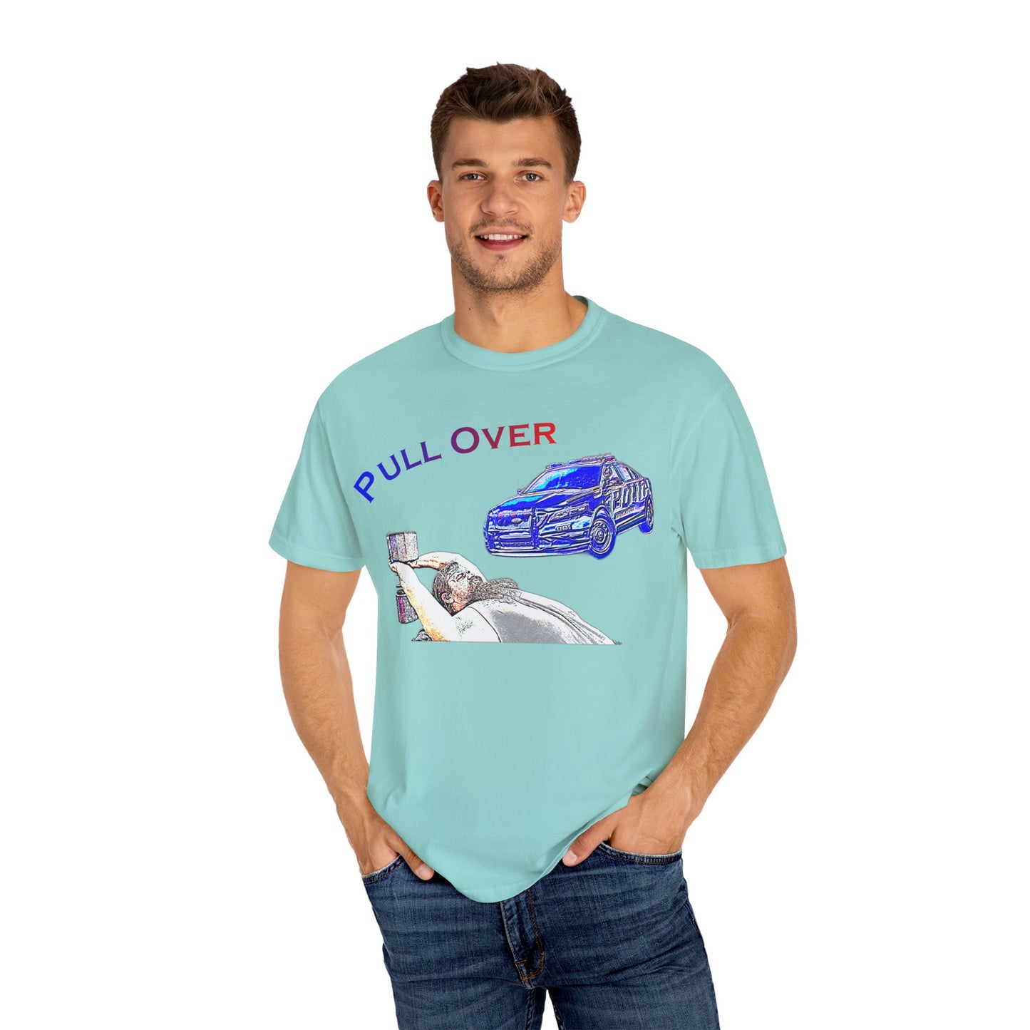 Vintage Style Unisex T-Shirt – "Pull Over" Graphic Tee