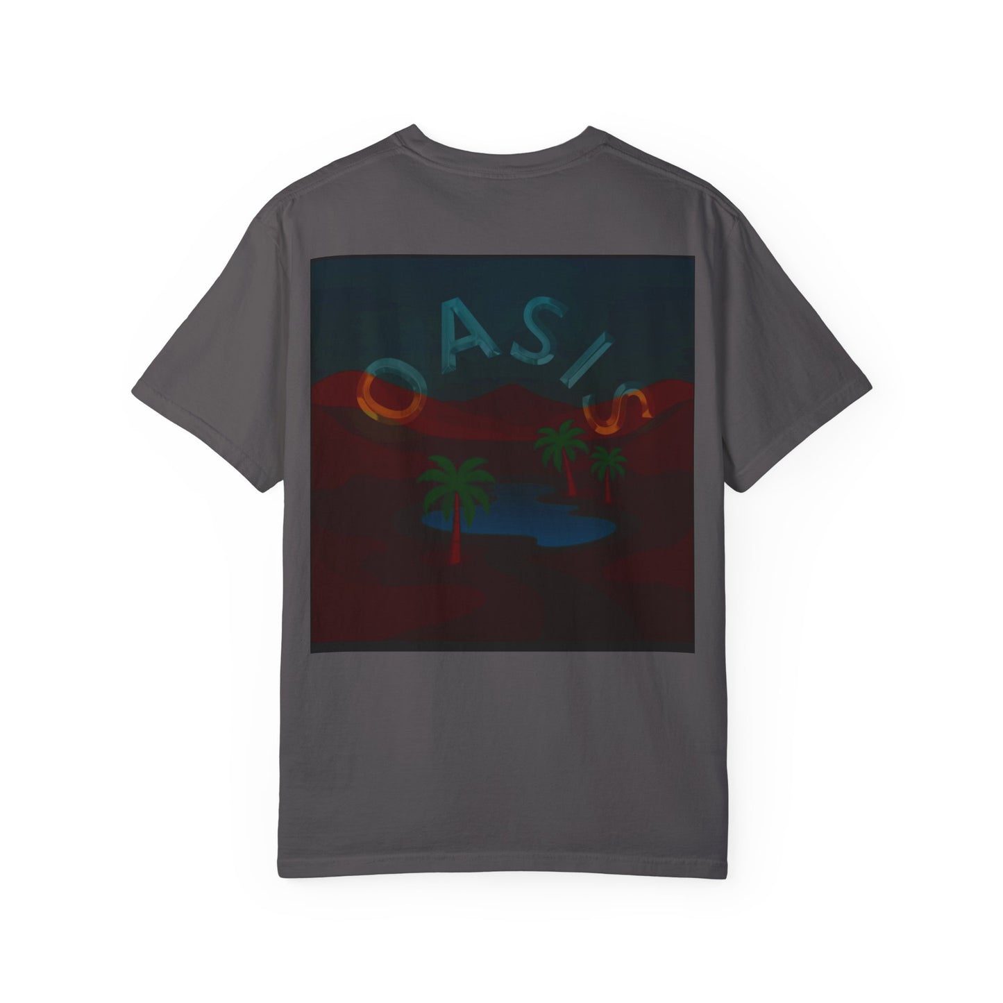 Garment-Dyed T-shirt - OASIS IN DESSERT Design