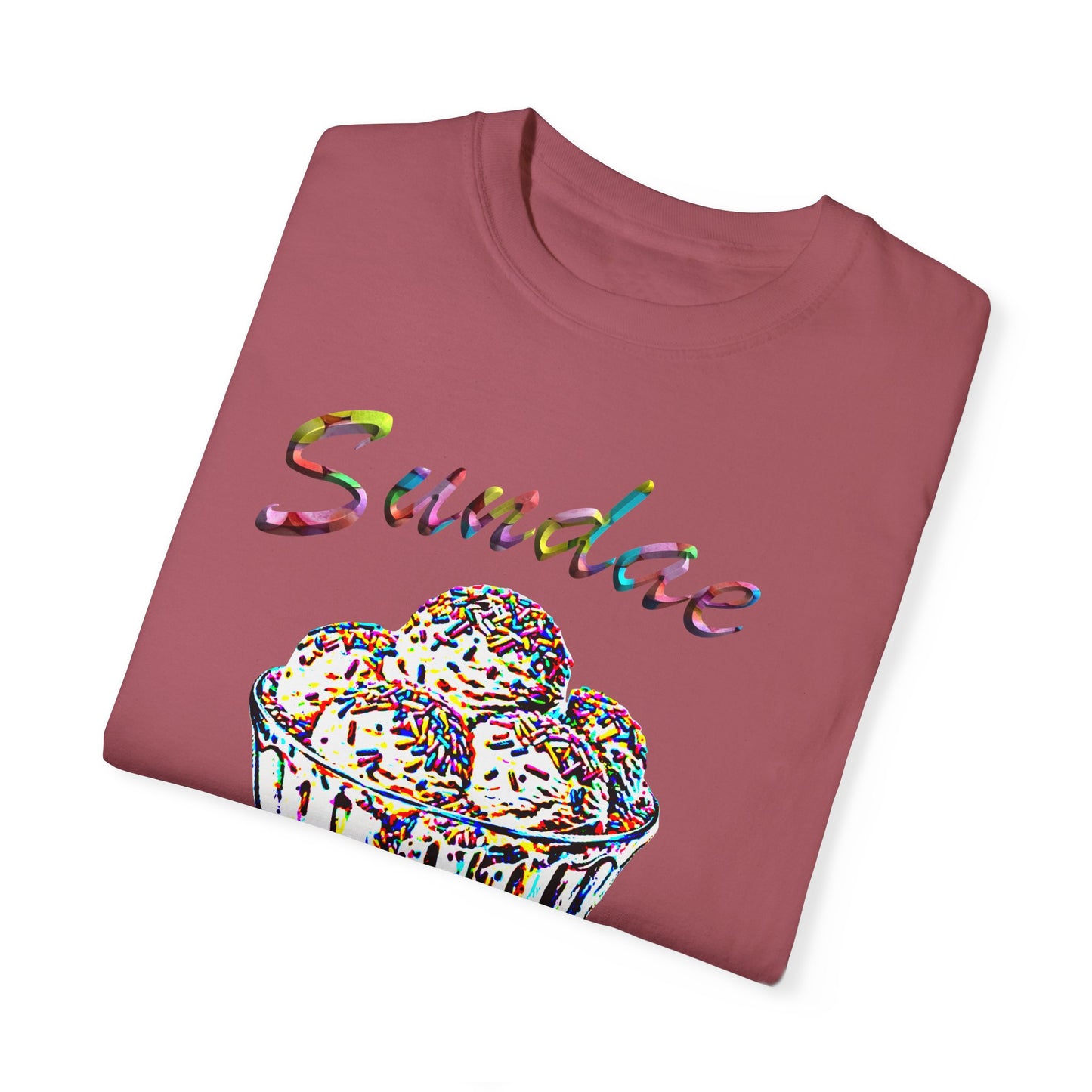 Sundae Funday Unisex Garment-Dyed T-shirt