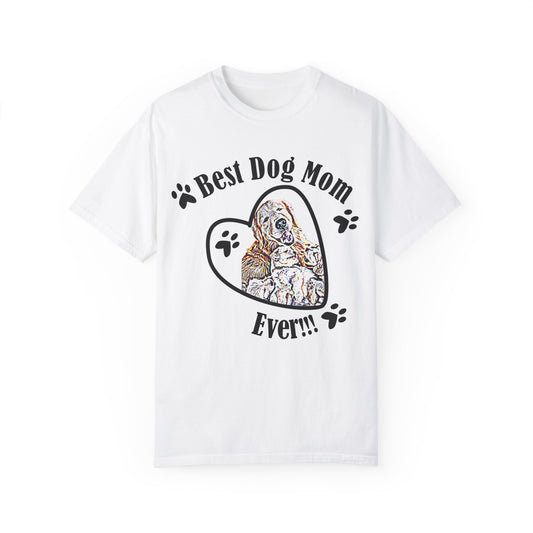 dog mom Unisex Garment-Dyed T-shirt