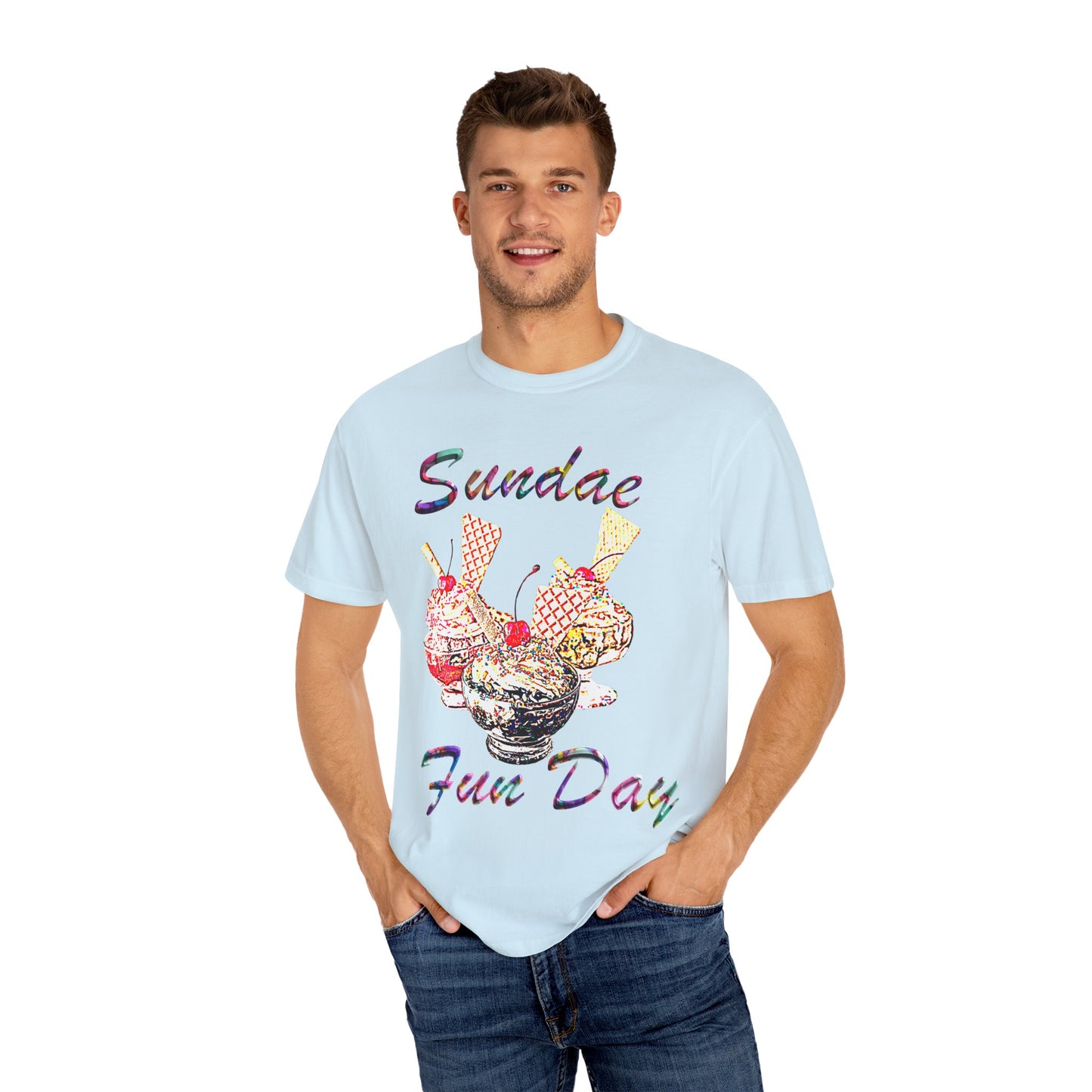 Sundae Fun Day Unisex Garment-Dyed T-shirt