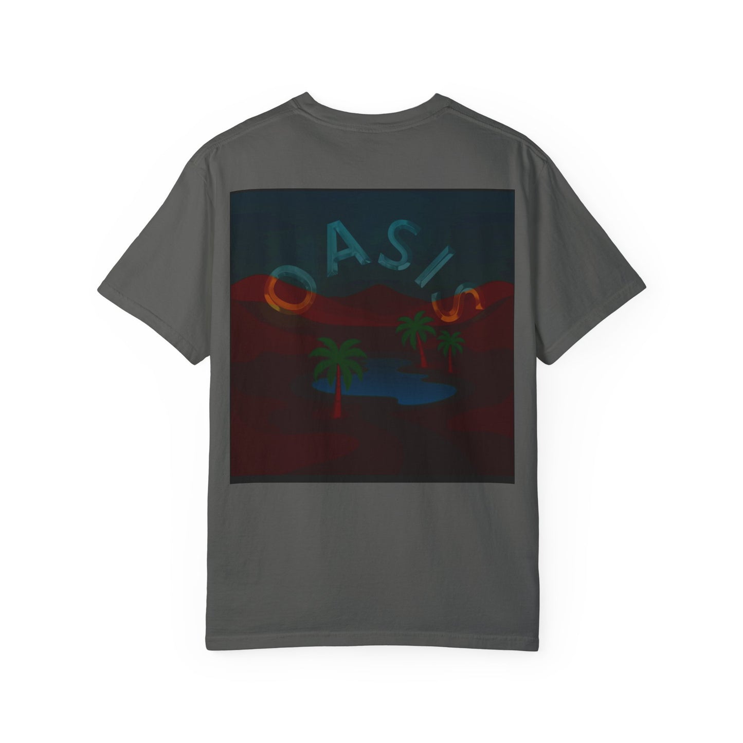 Garment-Dyed T-shirt - OASIS IN DESSERT Design
