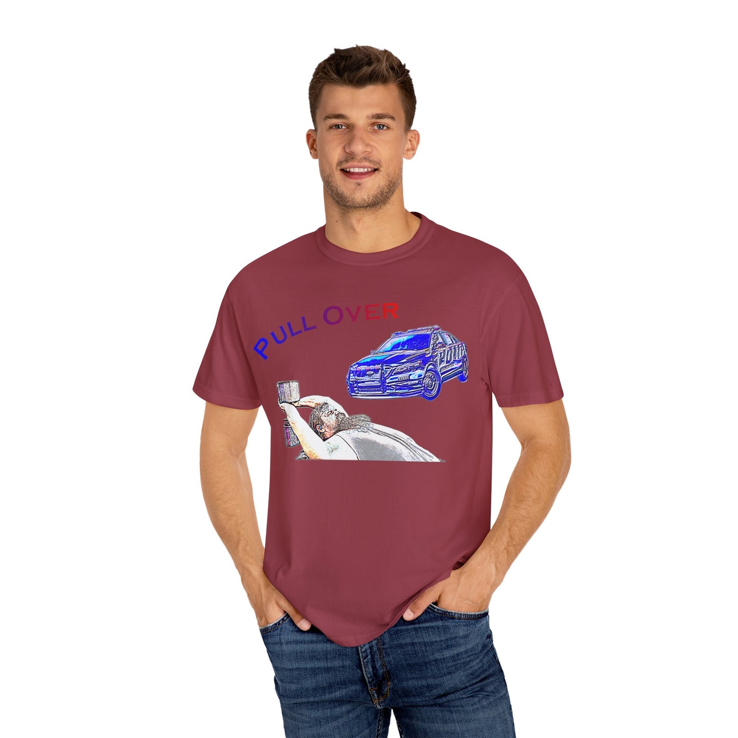 Vintage Style Unisex T-Shirt – "Pull Over" Graphic Tee