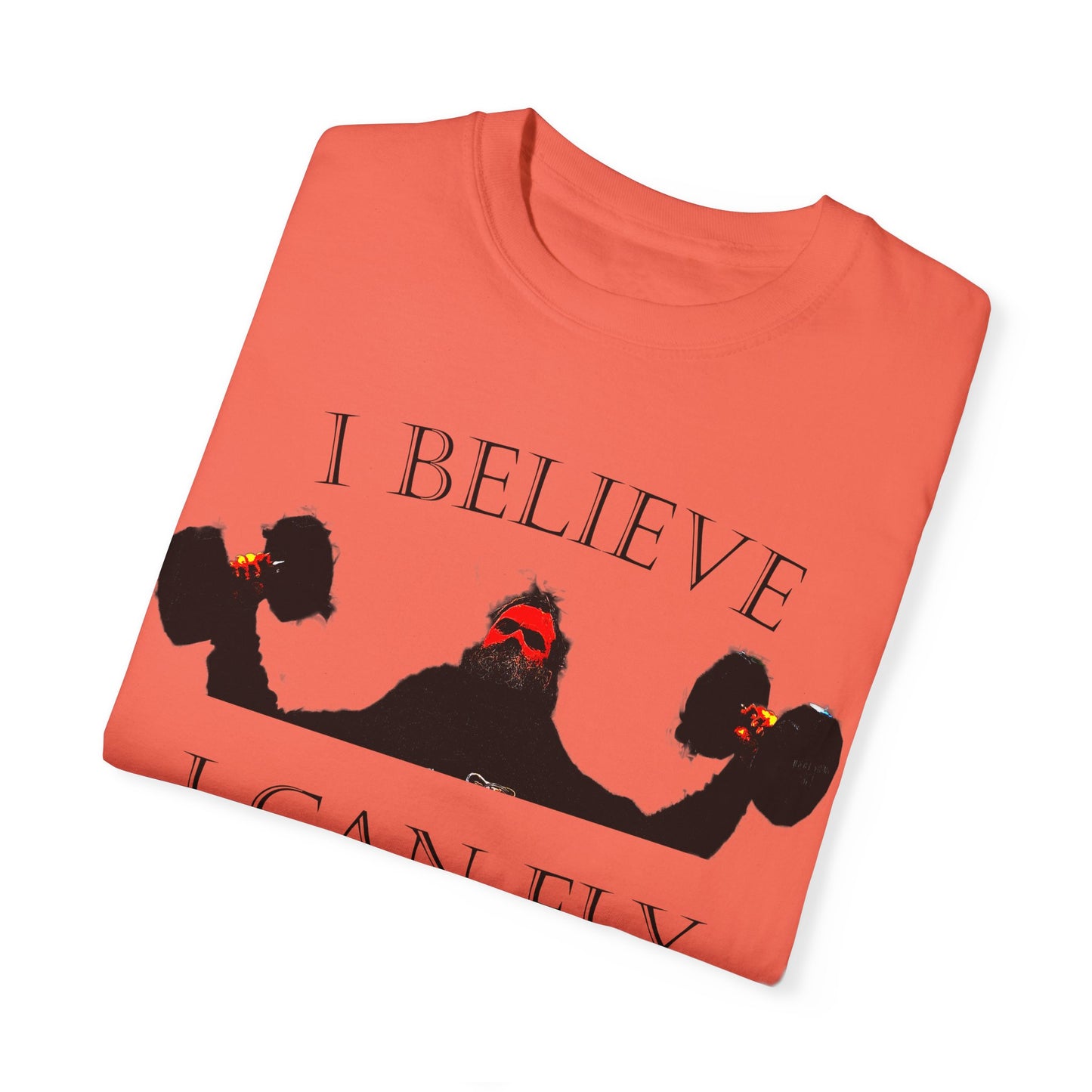 Motivational Fitness T-Shirt - I Believe I Can Fly