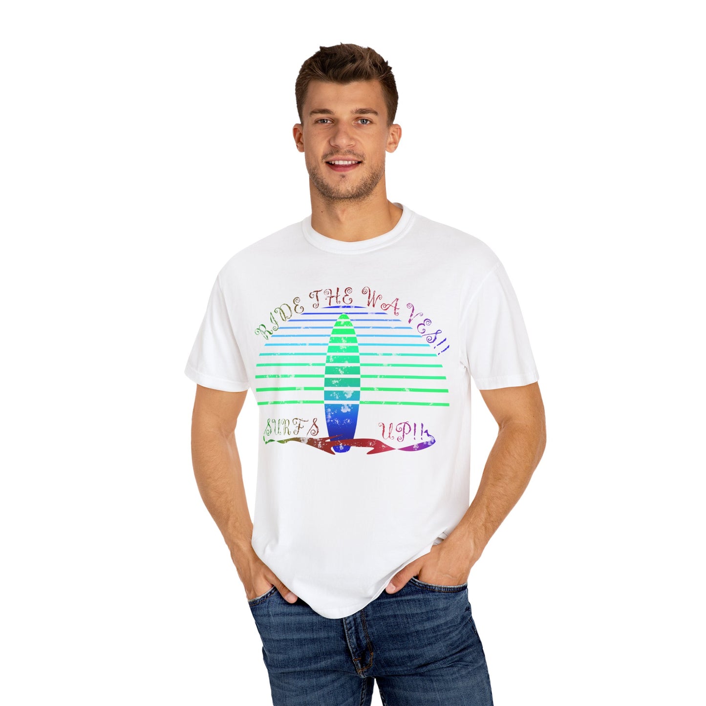 Surf's Up Unisex Garment-Dyed T-shirt