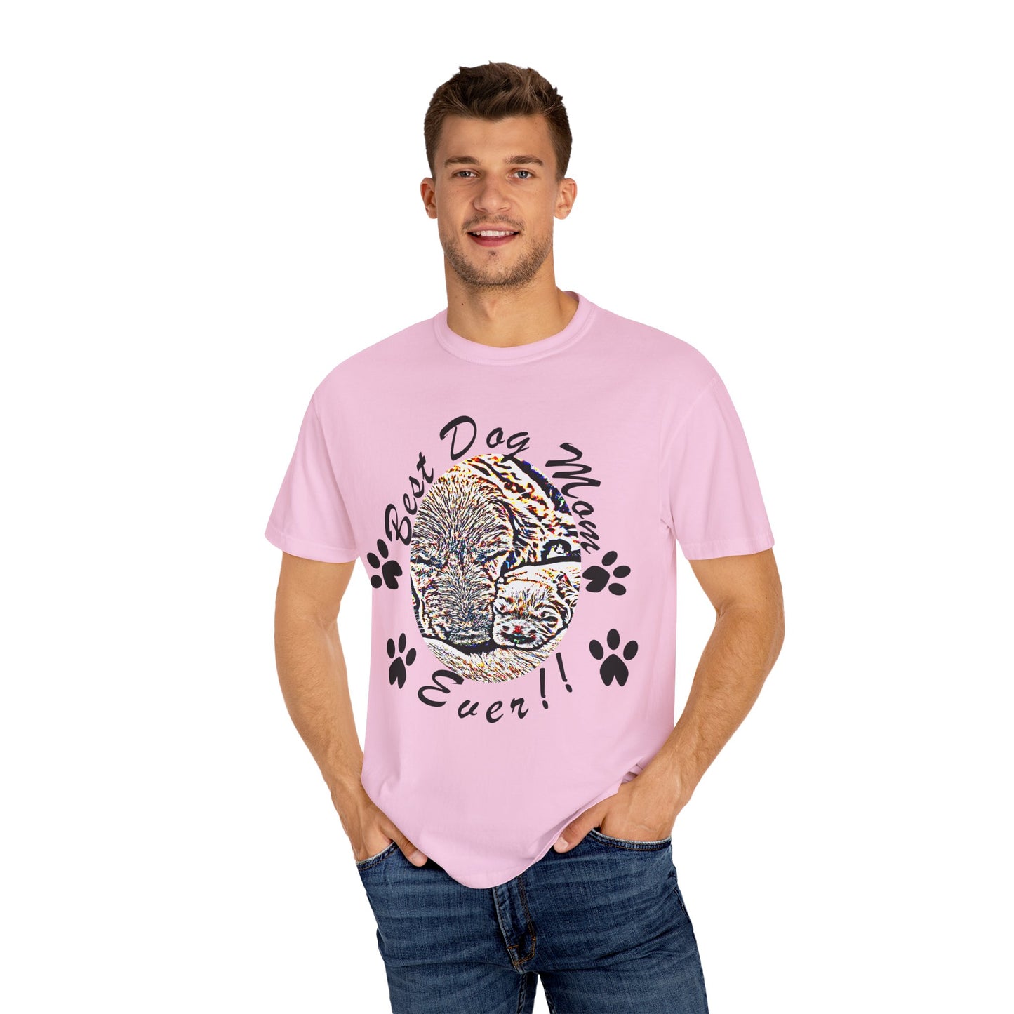 dog mom Unisex Garment-Dyed T-shirt