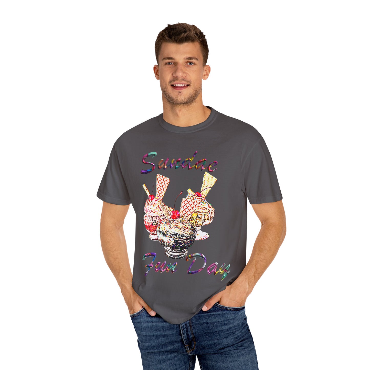 Sundae Fun Day Unisex Garment-Dyed T-shirt