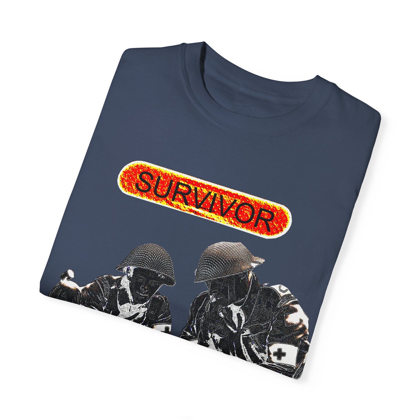 war veteran survivor Unisex Garment-Dyed T-shirt
