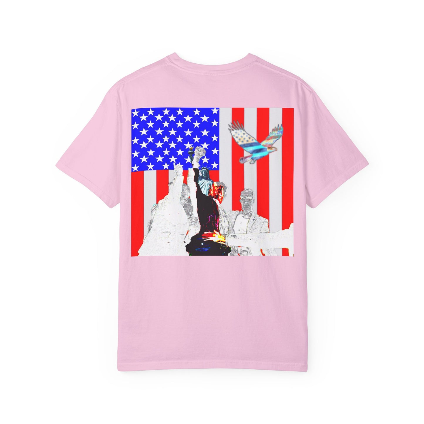 Patriotic Freedom Unisex Garment-Dyed T-Shirt - Celebrate America