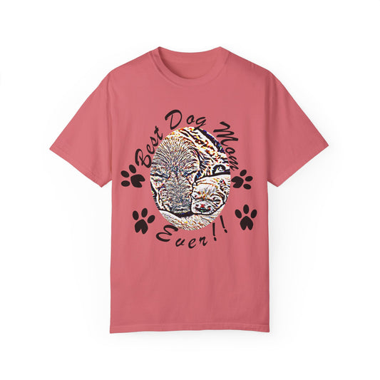 dog mom Unisex Garment-Dyed T-shirt