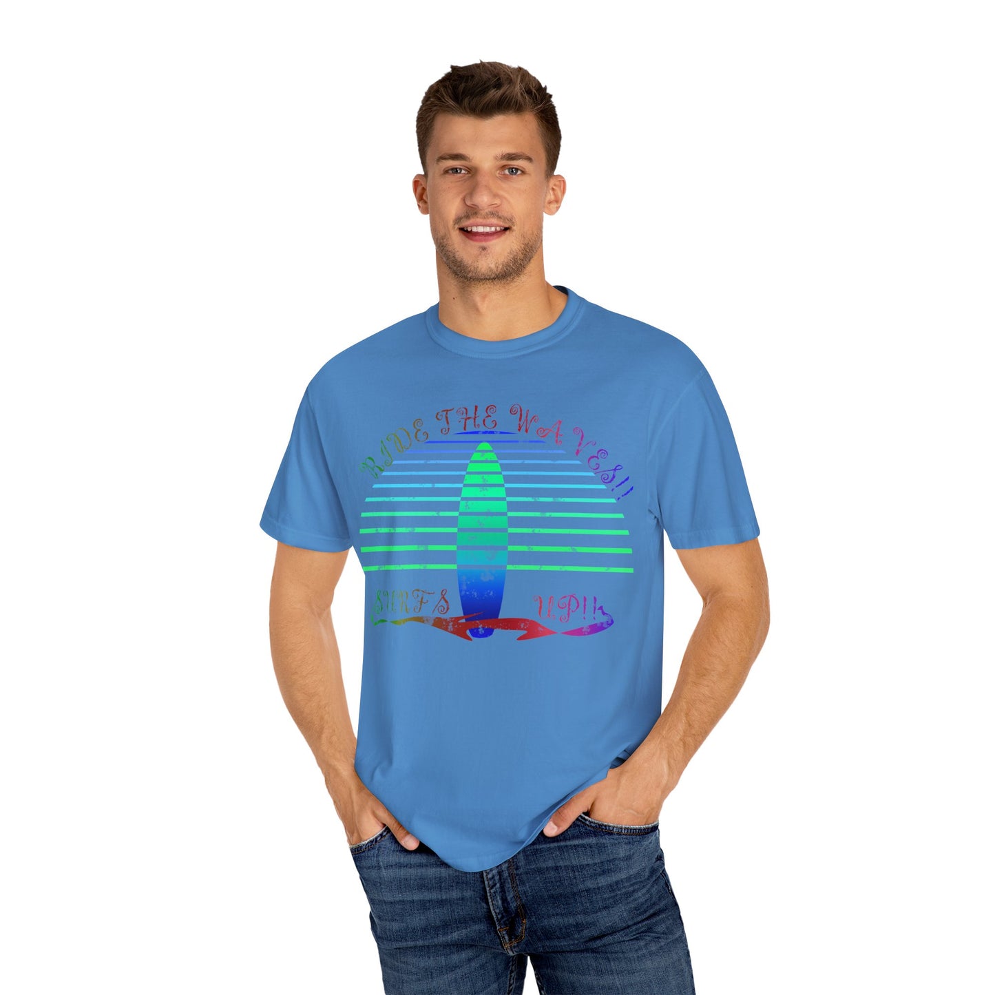 Surf's Up Unisex Garment-Dyed T-shirt