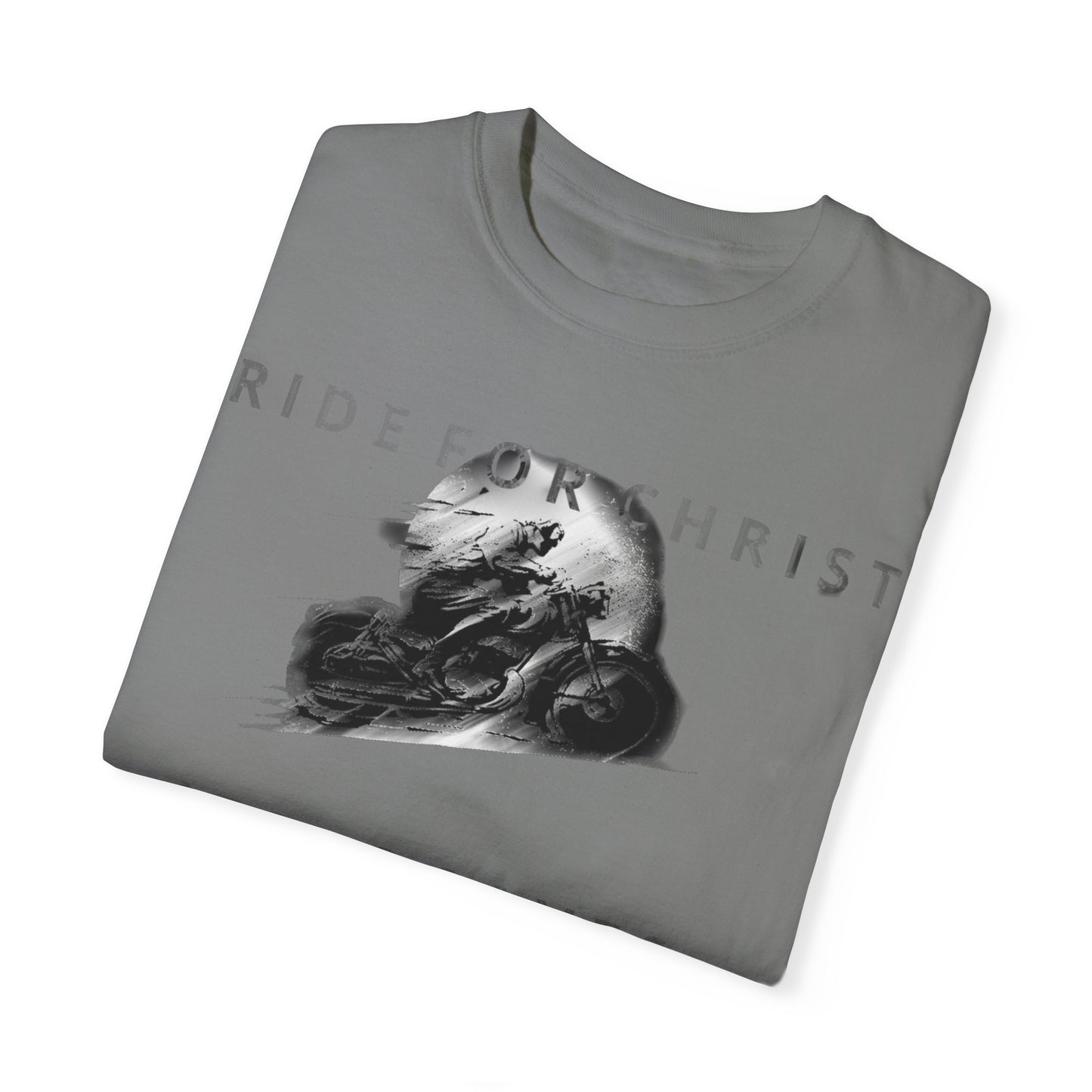 RIDE FOR CHRIST Unisex Garment-Dyed T-shirt