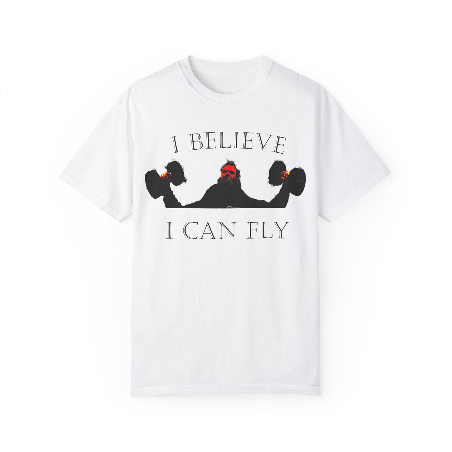 Motivational Fitness T-Shirt - I Believe I Can Fly