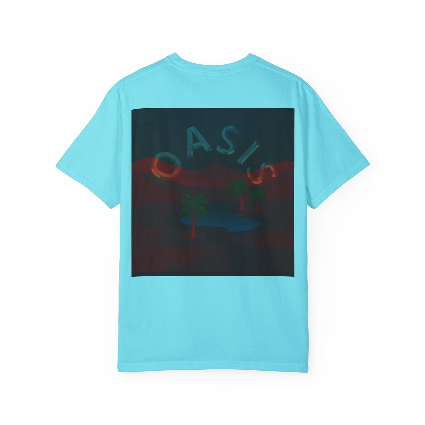 Garment-Dyed T-shirt - OASIS IN DESSERT Design