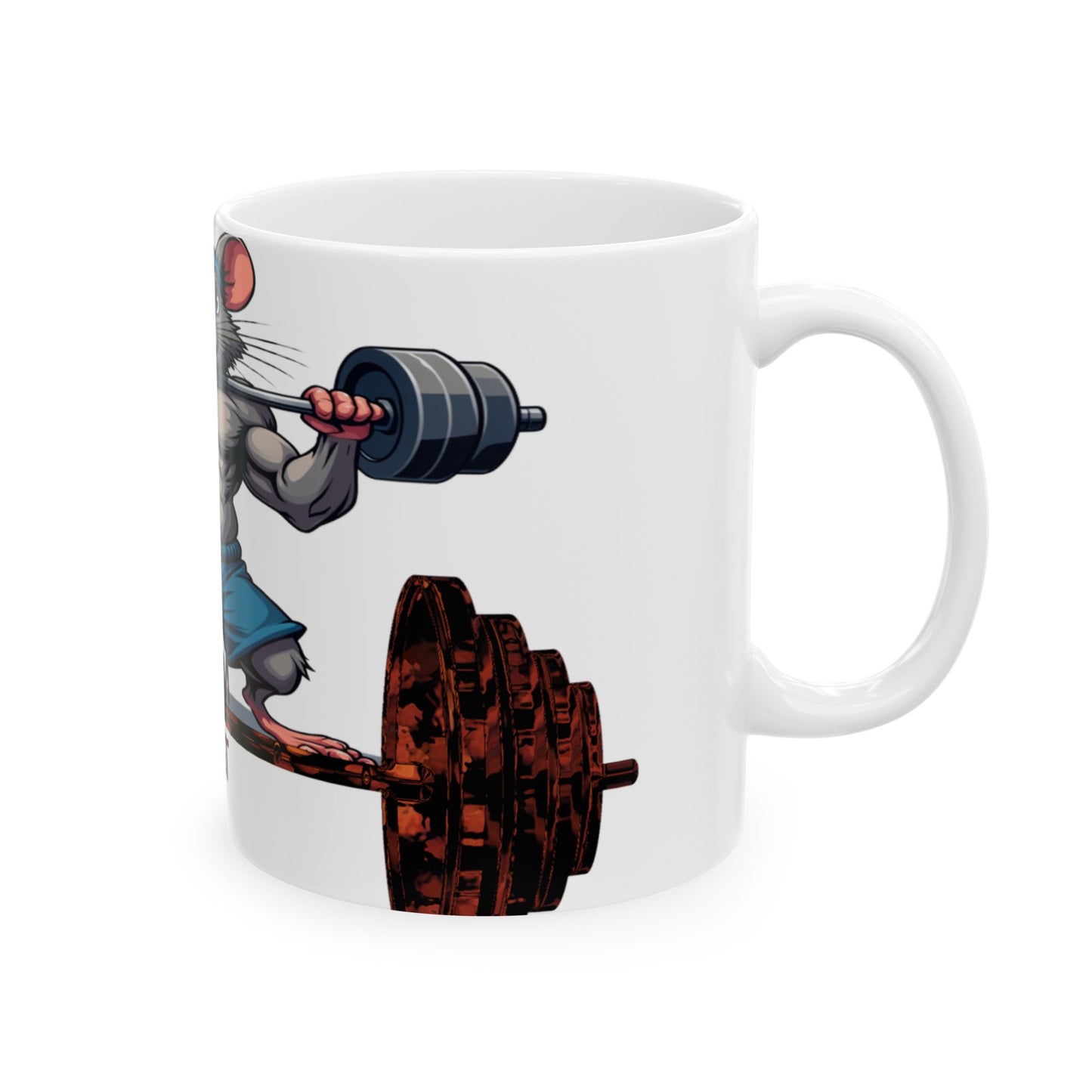 GYM RAT Ceramic Mug, (11oz, 15oz)