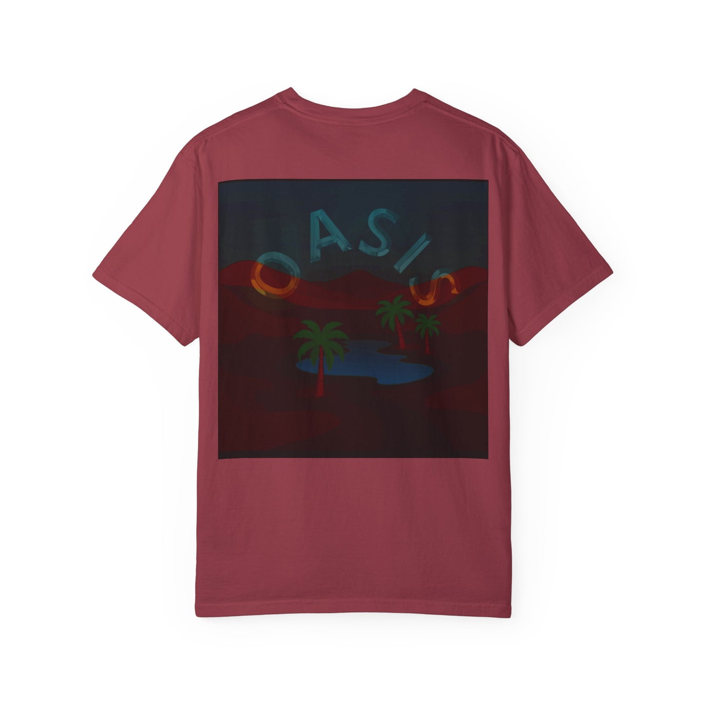 Garment-Dyed T-shirt - OASIS IN DESSERT Design