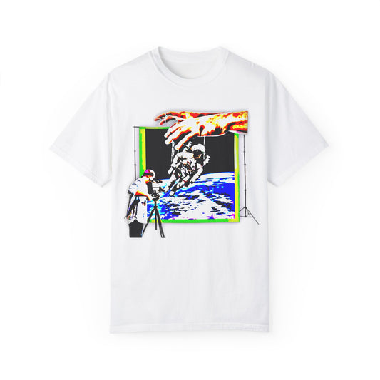Space conspiracy Cosmic Creation Unisex Garment-Dyed T-Shirt