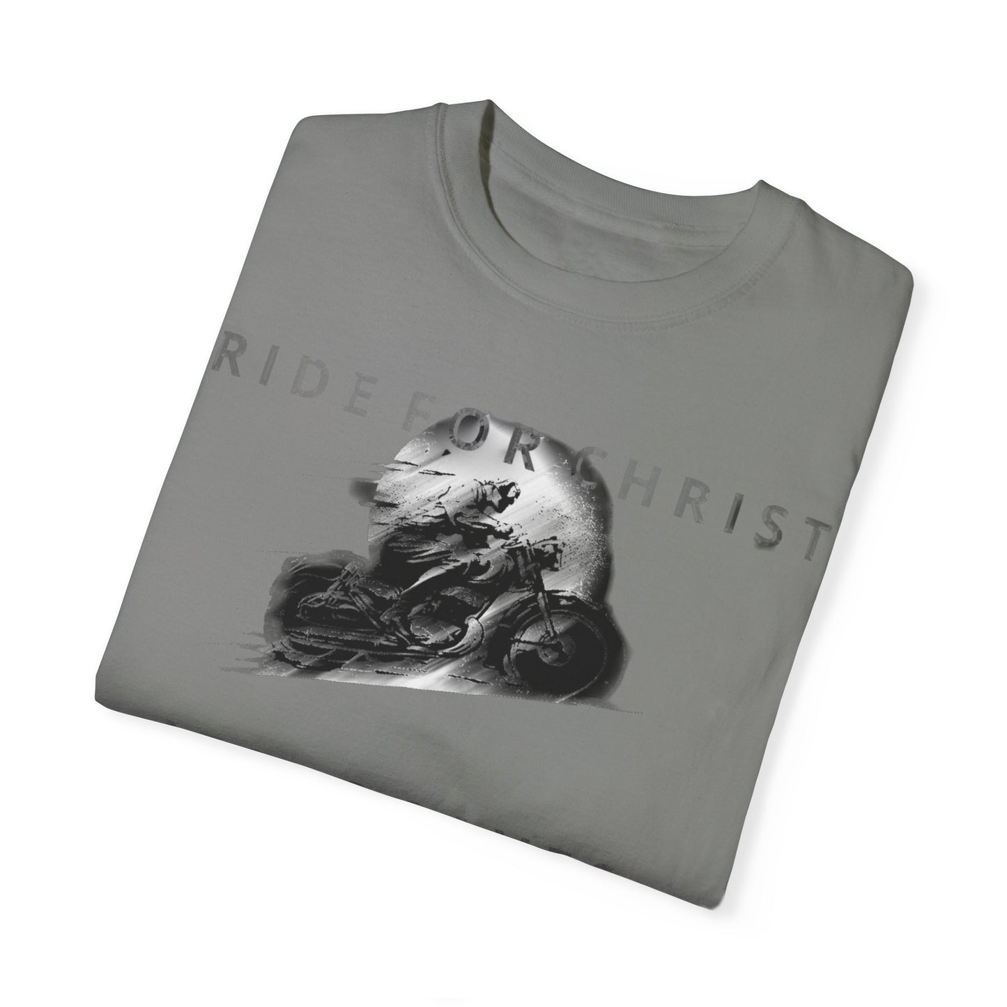 RIDE FOR CHRIST Unisex Garment-Dyed T-shirt