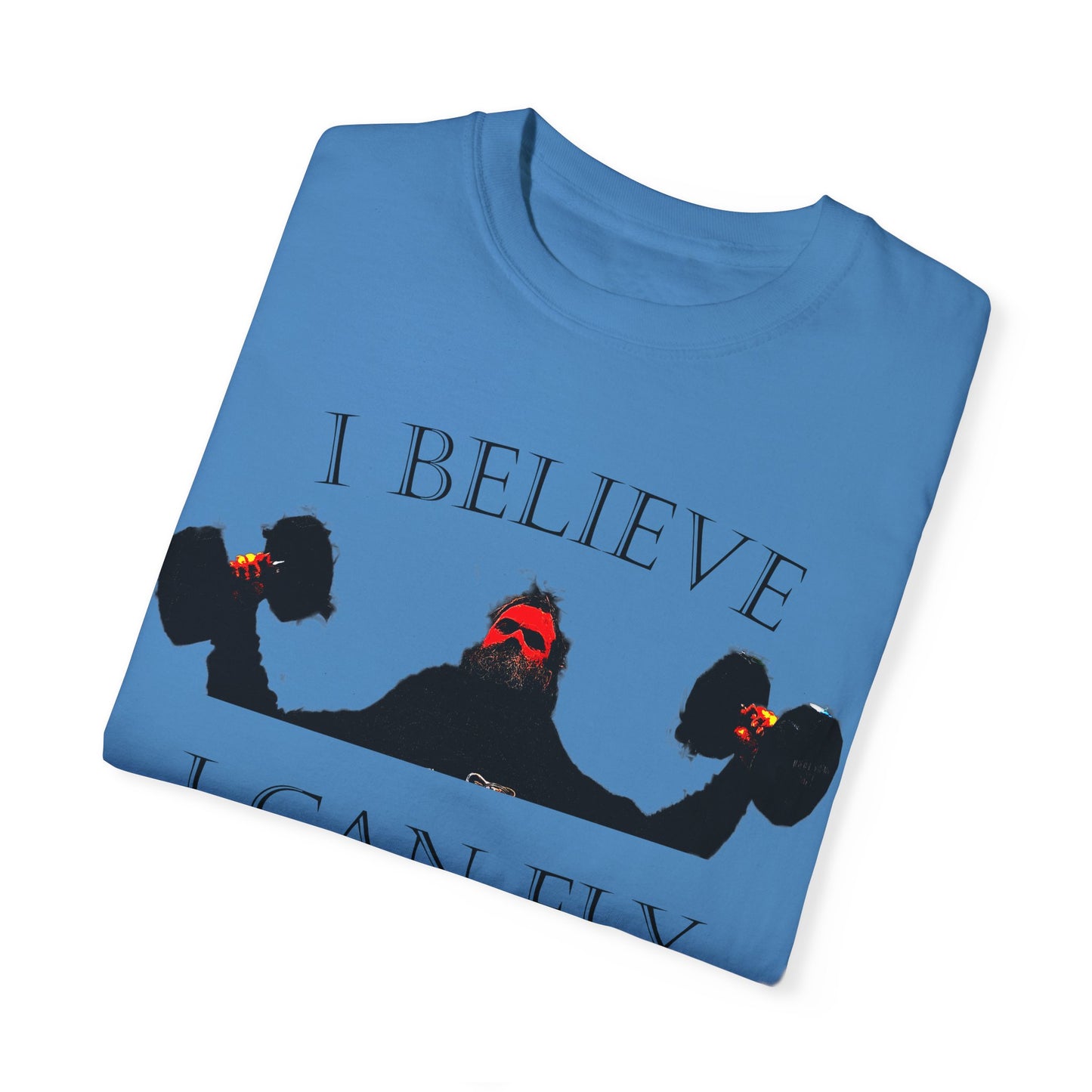 Motivational Fitness T-Shirt - I Believe I Can Fly