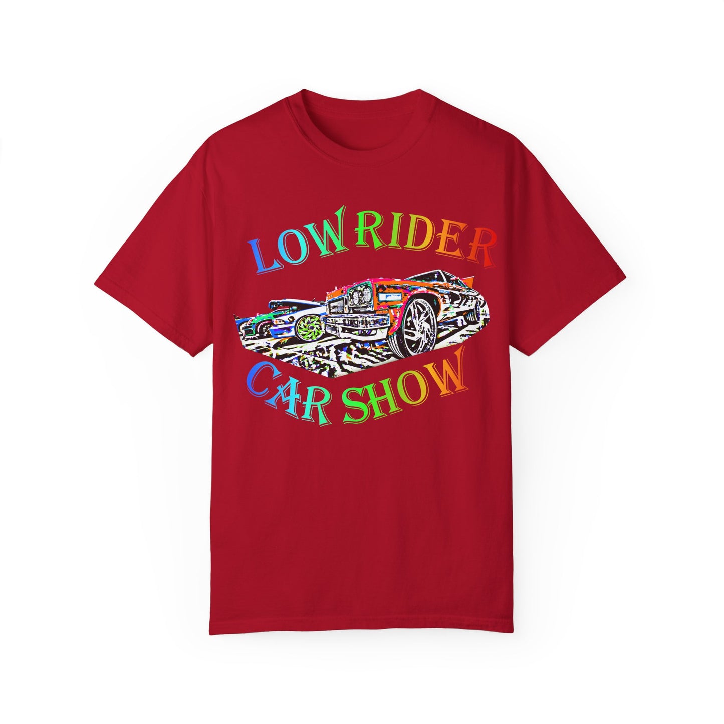 Low Rider Car Show Unisex T-Shirt – Vibrant Graphic Tee for Car Enthusiasts