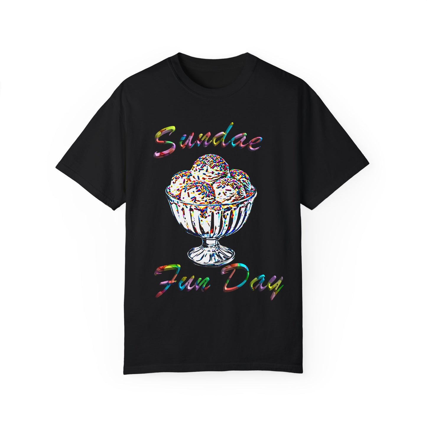 Sundae Funday Unisex Garment-Dyed T-shirt