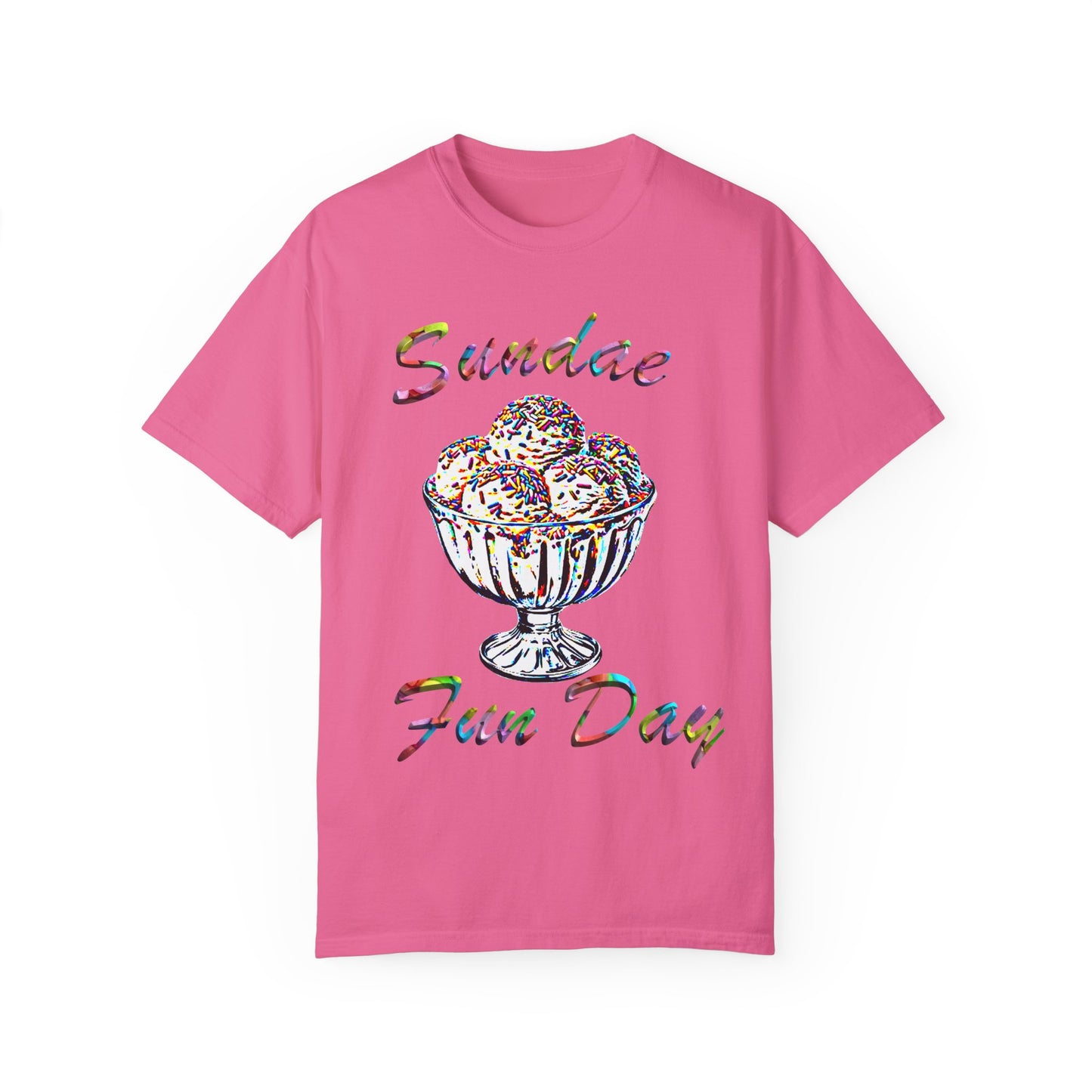 Sundae Funday Unisex Garment-Dyed T-shirt