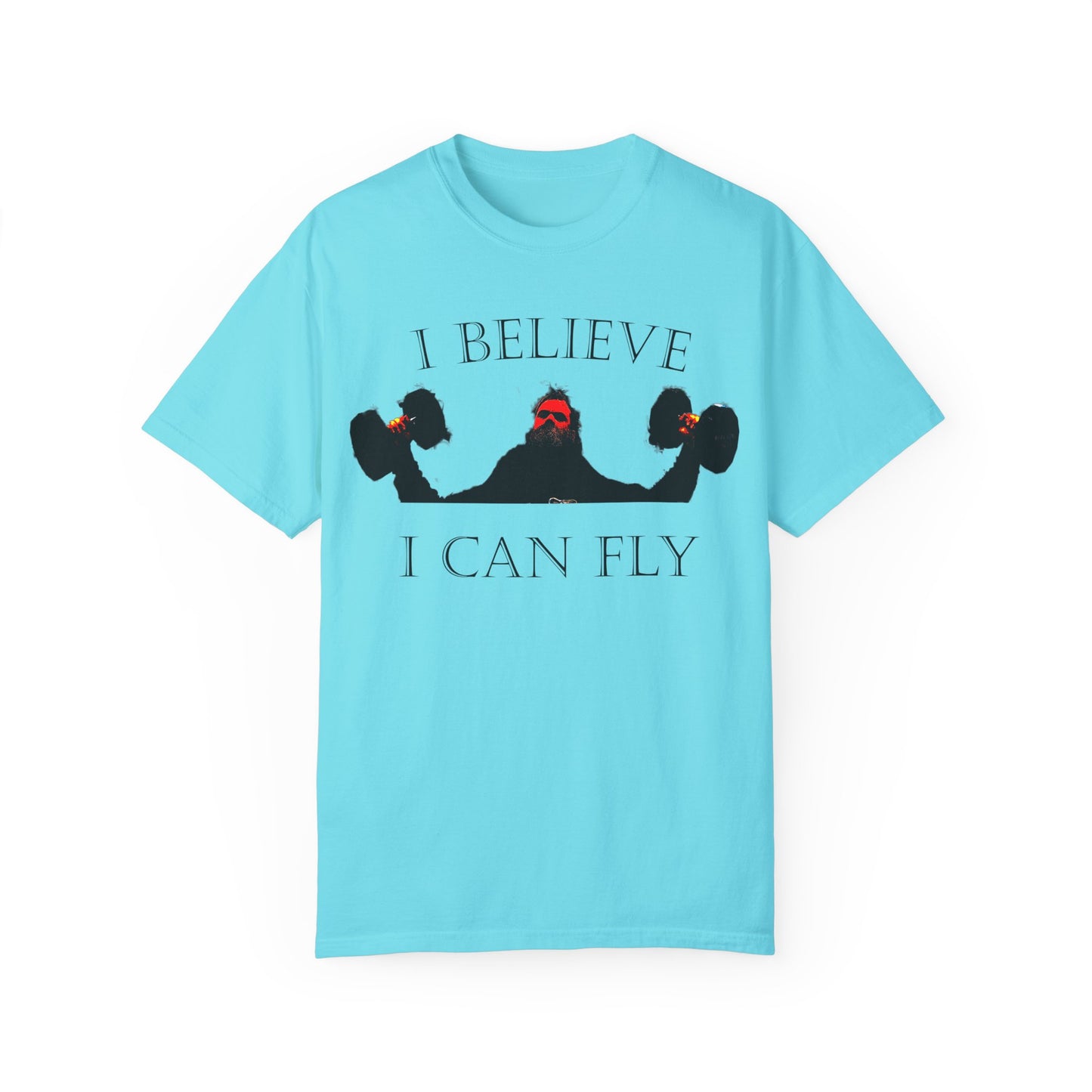 Motivational Fitness T-Shirt - I Believe I Can Fly