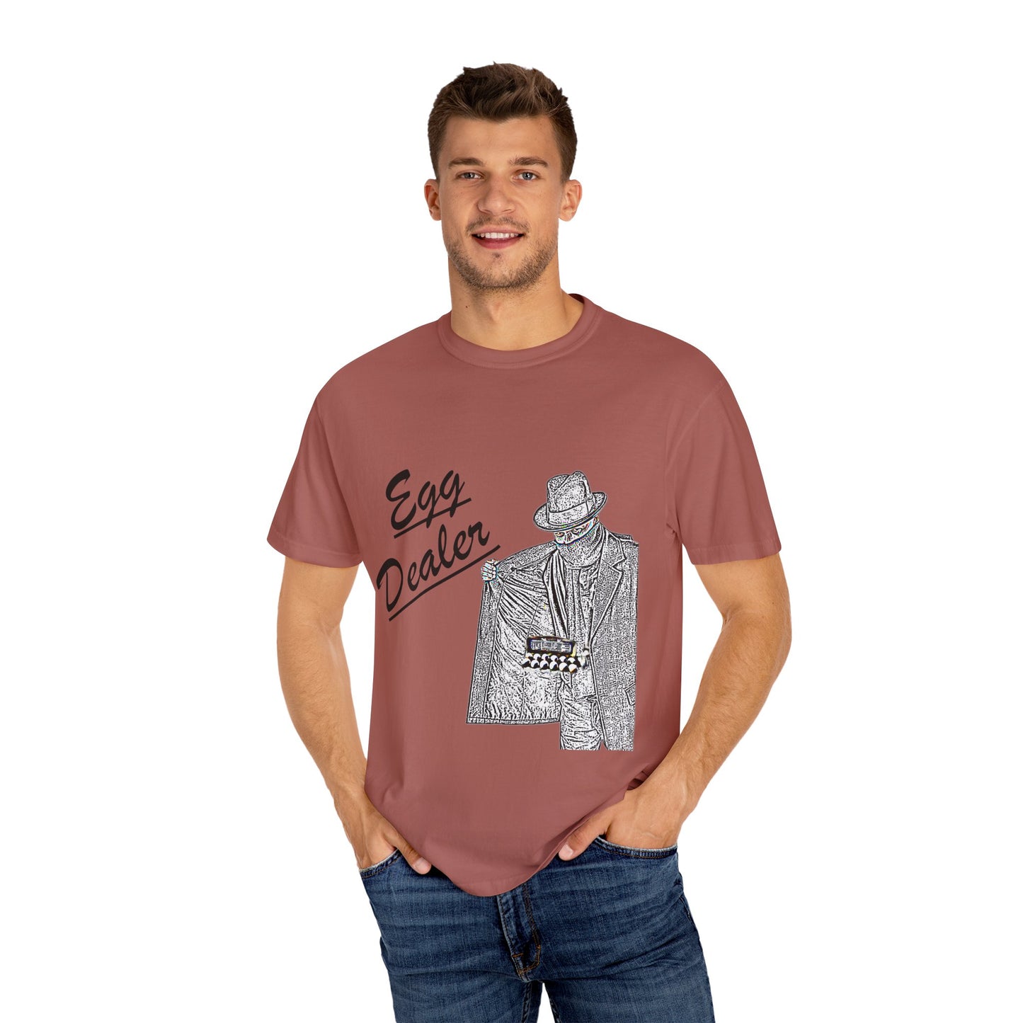 Garment-Dyed T-shirt - Rising Price of Eggs Design