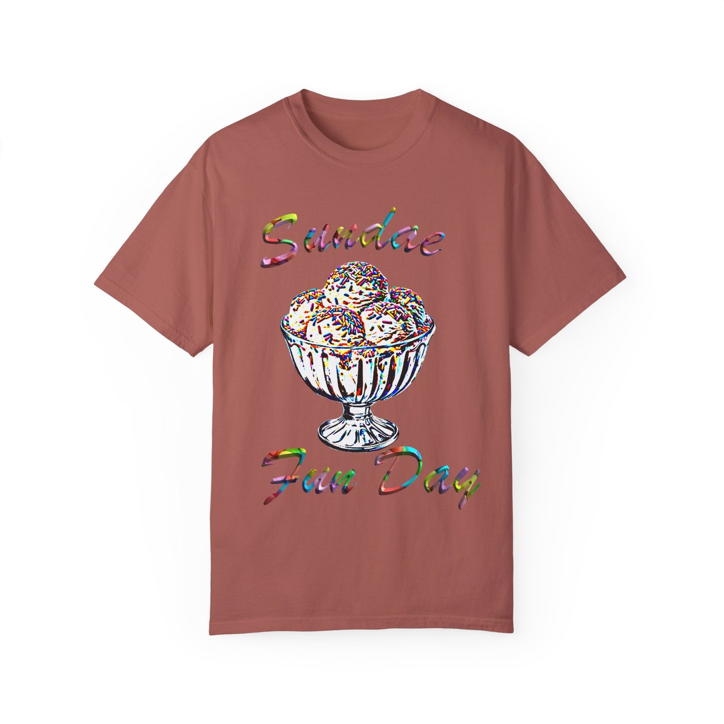 Sundae Funday Unisex Garment-Dyed T-shirt