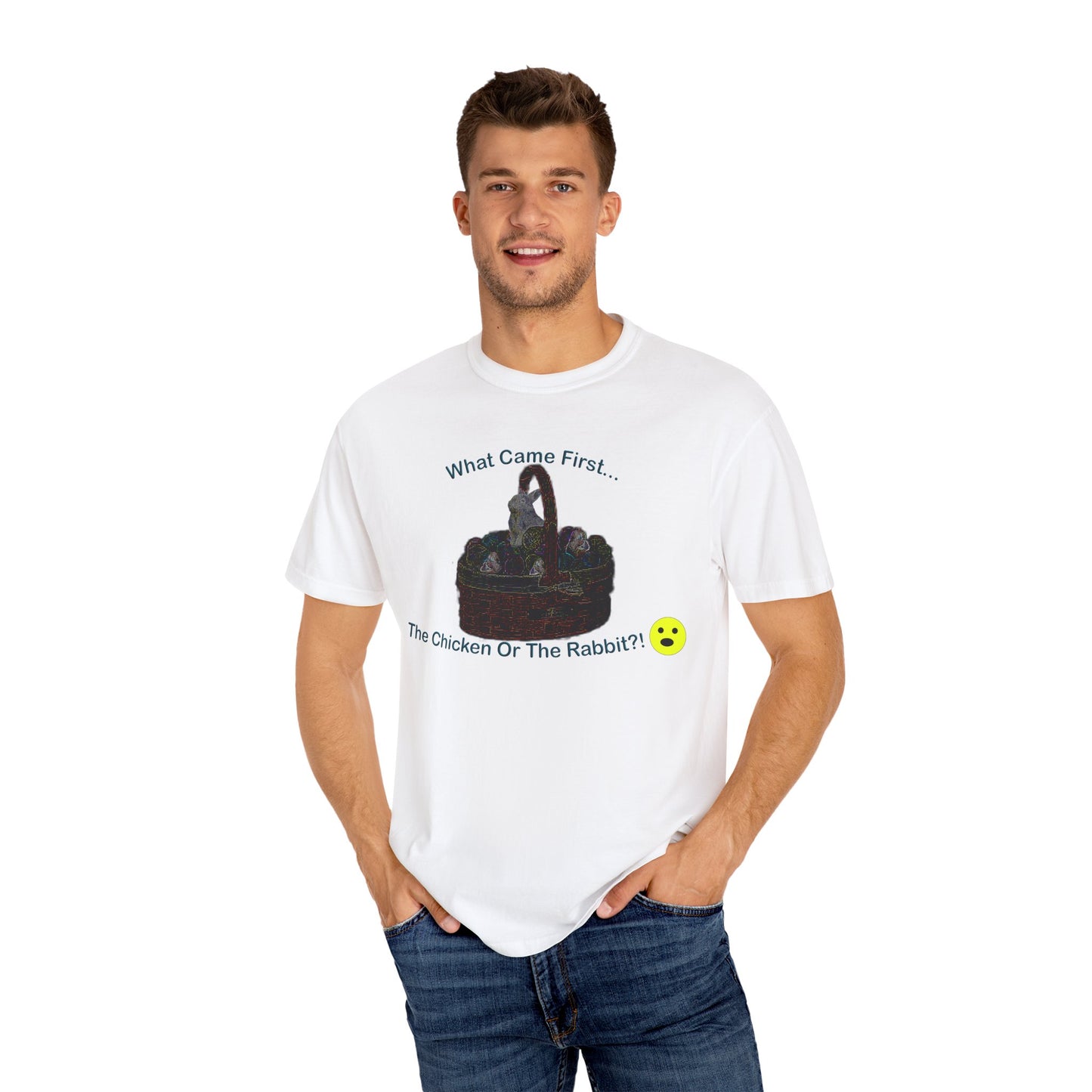 rabbit eggs Unisex Garment-Dyed T-shirt