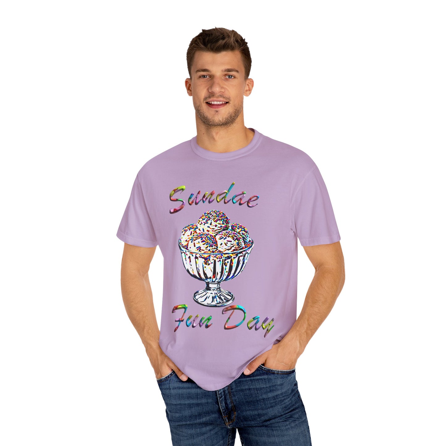 Sundae Funday Unisex Garment-Dyed T-shirt