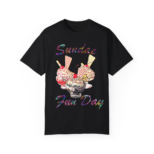 Sundae Fun Day Unisex Garment-Dyed T-shirt