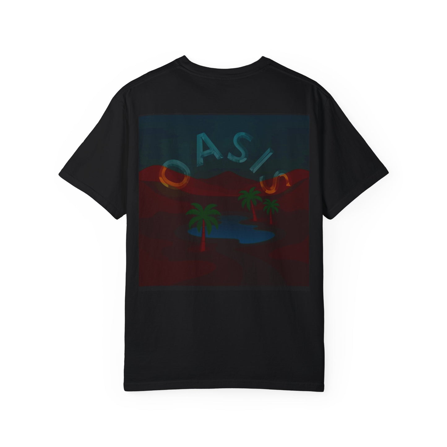 Garment-Dyed T-shirt - OASIS IN DESSERT Design