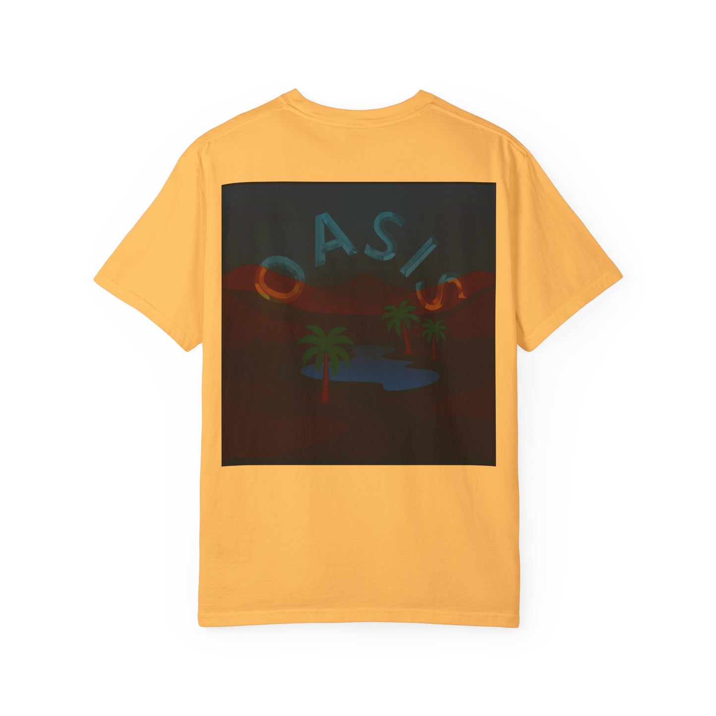 Garment-Dyed T-shirt - OASIS IN DESSERT Design