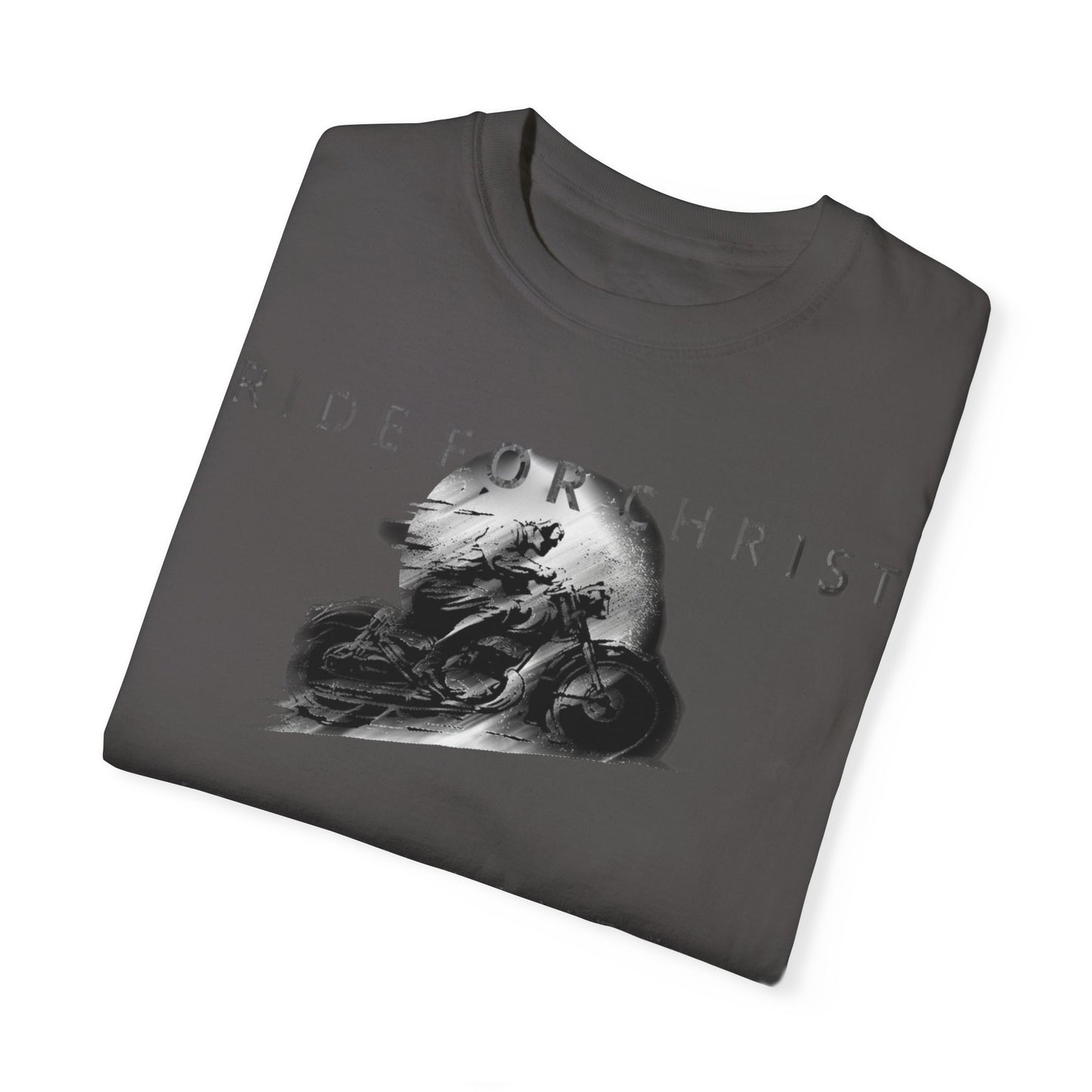 RIDE FOR CHRIST Unisex Garment-Dyed T-shirt