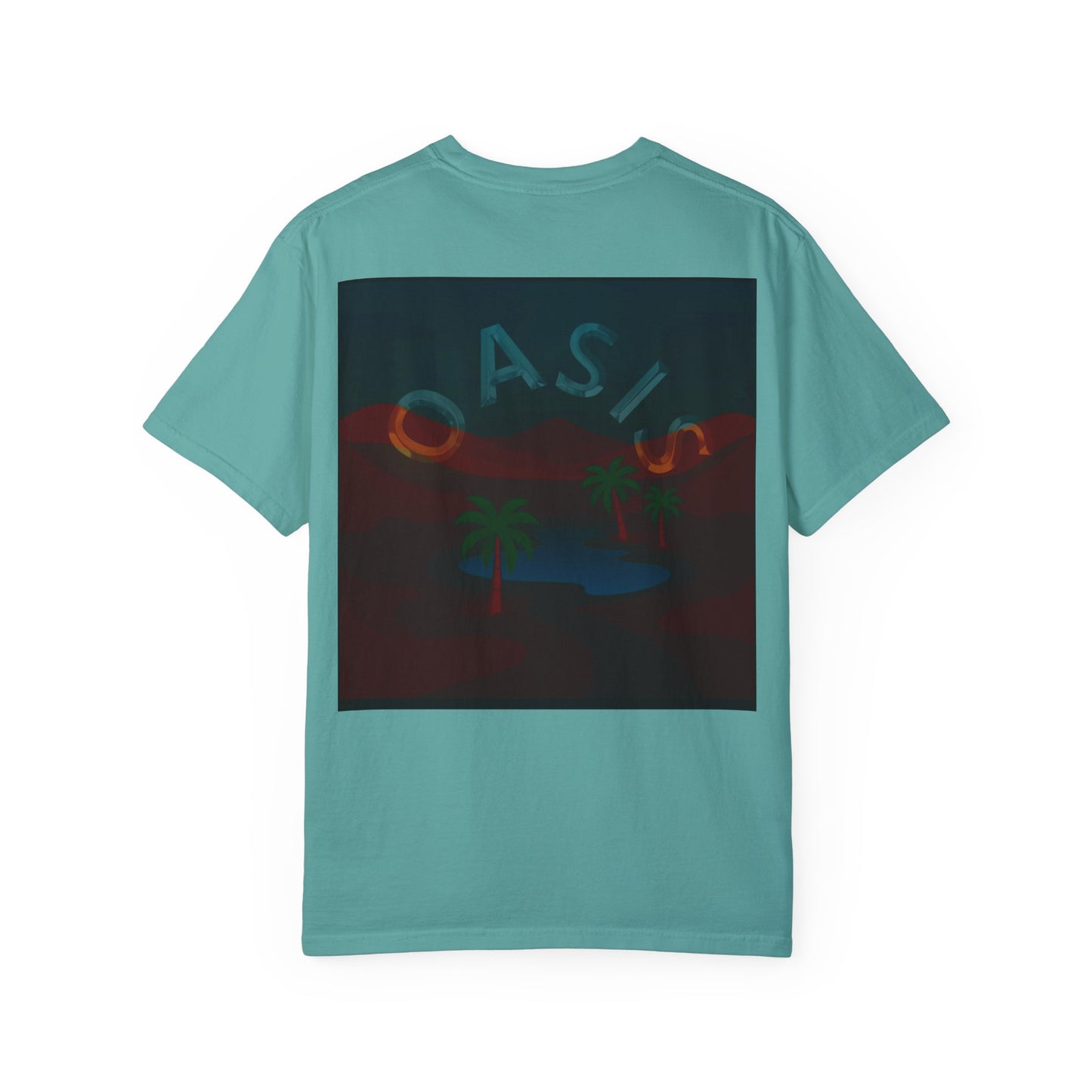 Garment-Dyed T-shirt - OASIS IN DESSERT Design