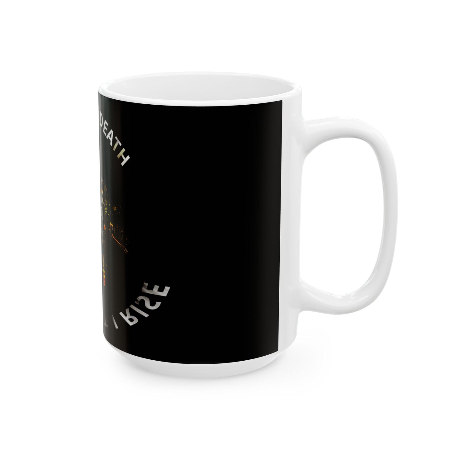 RISE WITH CGRIST Ceramic Mug, (11oz, 15oz)
