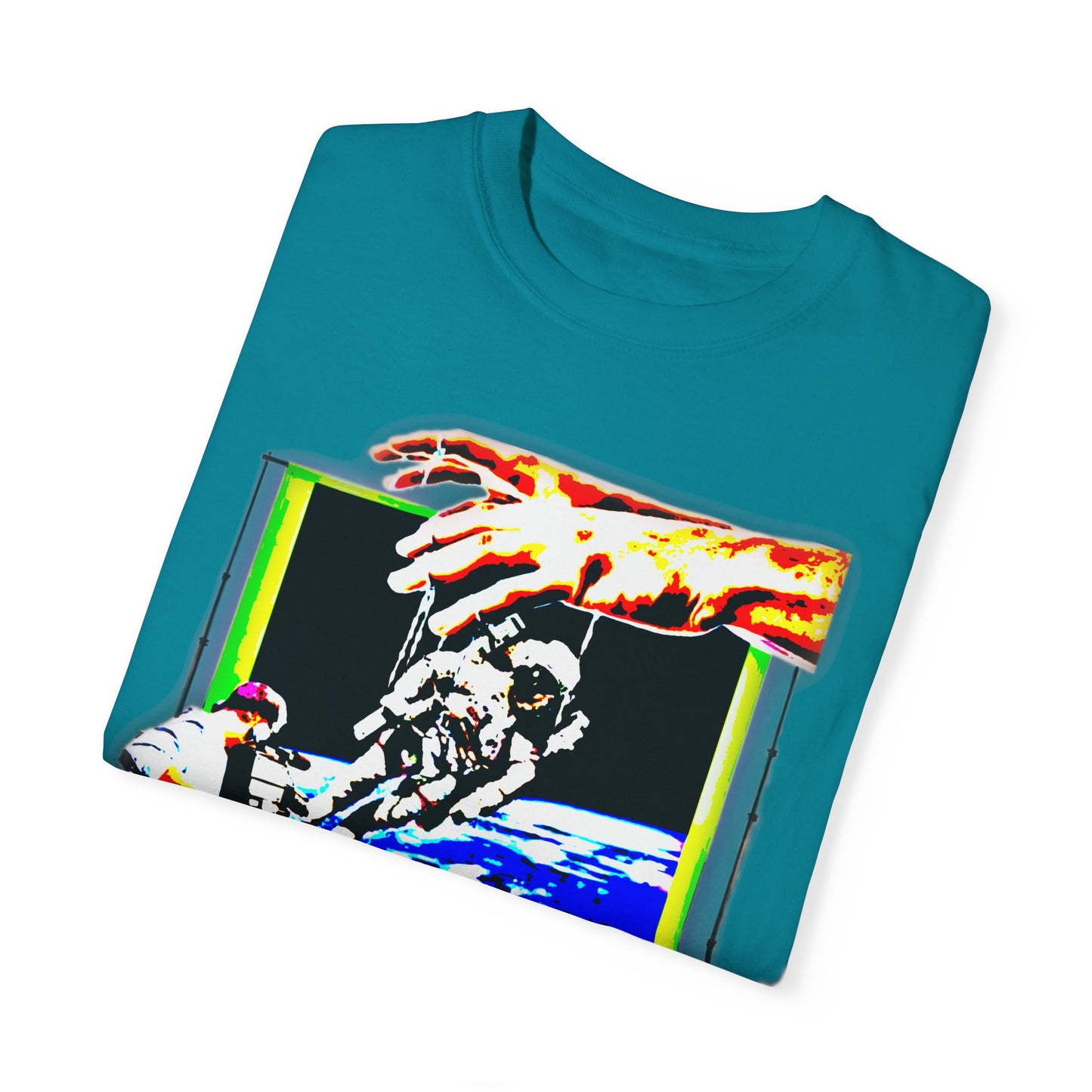 Space conspiracy Cosmic Creation Unisex Garment-Dyed T-Shirt